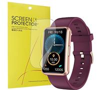 Blueshaweu Screen Protector Compatible with Huakua S2 Smartwatch, HD Clear Flexible TPU Screen Protector for Huakua Fitness Tracker S2 (Pack of 6)