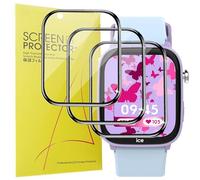 Blueshaweu Screen Protector Compatible with ICE-WATCH - Ice Smart Junior 3.0 FM (1.75 Inches), HD Clear Flexible TPU Screen Protector [Pack of 3] Compatible with Ice Smart Junior 3.0 FM (Black)