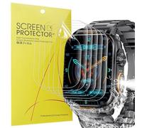 Blueshaweu Screen Protector Compatible with LIGE Smartwatch 1.91 Inch FV3, HD Clear Flexible TPU Screen Protector [Pack of 6] Compatible with LIGE FV3 Smartwatch (Transparent)