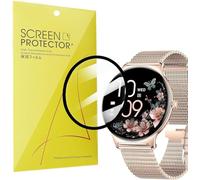 Blueshaweu Screen Protector Compatible with Lige Smartwatch Women's 1.43 Inch FV12, HD Clear Flexible TPU Screen Protector [Pack of 3] for HIRREO FV12 / LIGE FV12 Smartwatch (Black)