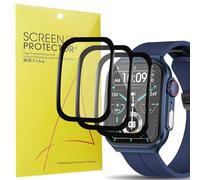 Blueshaweu Screen Protector Compatible with Marsyu 2024 Smartwatch 1.96 Inch NX15, HD Clear Flexible TPU Screen Protector [Pack of 3] for Marsyu NX15 Smartwatch 1.96 Inch (Black)