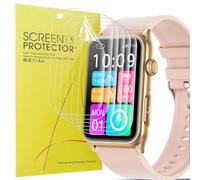 Blueshaweu Screen Protector Compatible with Marsyu 2025 Smartwatch Men Women 1.57 Inch GE50, HD Clear Flexible TPU Screen Protector [Pack of 6] Compatible with Marsyu GE50 Smartwatch (Transparency)