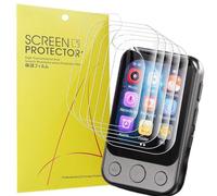 Blueshaweu Screen Protector Compatible with ODEJOI MP3 Player 2 Inch X90, HD Clear Flexible TPU Screen Protector [Pack of 6] Compatible with ODEJOI X90 Clip MP3 Player (Transparency)