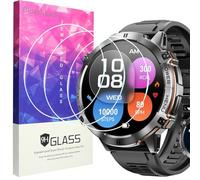 Blueshaweu Screen Protector Compatible with OUKITEL Smartwatch Men's BT13 (1.73 Inches), 9H Hardness Tempered Glass Screen Protector [Pack of 3] Compatible with OUKITEL BT13 Smartwatch (HD)