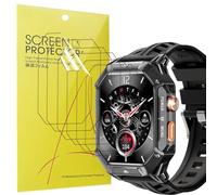 Blueshaweu Screen Protector Compatible with OUKITEL Smartwatch Men's BT80, HD Clear Flexible TPU Screen Protector [Pack of 6] for OUKITEL BT80 Smartwatch 2.13 Inch (Transparent)