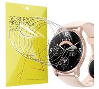 Blueshaweu Screen Protector Compatible with Parsonver SR3 Smartwatch, HD Clear Flexible TPU Screen Protector [Pack of 6] Compatible with Parsonver SR3 Smartwatch (Transparent)