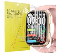 Blueshaweu Screen Protector Compatible with Poounur Smartwatch Men Women 1.95 Inch T80, HD Clear Flexible TPU Screen Protector [Pack of 6] Compatible with Poounur T80 Smartwatch (Transparency)