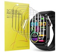 Blueshaweu Screen Protector Compatible with Souyie T98 Smartwatch 2.04 Inch, HD Clear Flexible TPU Screen Protector [Pack of 6] for Souyie T98 Smartwatch (Transparent)
