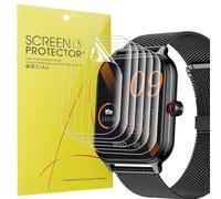 Blueshaweu Screen Protector for Lodimeke Smartwatch Men Women 1.96 Inch P133, HD Clear Flexible TPU Screen Protector [Pack of 6] Compatible with Lodimeke P133 Smartwatch (Transparency)