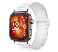 Blueshaweu Strap Compatible with Huawei Watch Fit 4 Pro Smartwatch, Soft Silicone, Fully Magnetic, Adjustable Watch Strap Compatible with Huawei Watch Fit 4 Pro, Fit 4, Fit 3, Große, Silicone, No