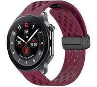 Blueshaweu Strap Compatible with OnePlus Watch 2, Magnetic Adjustable Sport Silicone Replacement Watch Strap for OnePlus Watch 2