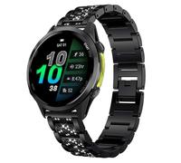 Blueshaweu Women's Bracelet Compatible with Garmin Forerunner 970, Metal Band Premium Stainless Steel Bracelet Strap Compatible with Garmin Forerunner 970, 965, 955/955 solar, 745, Große, Silicone, No