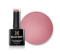 Bluesky 2 in 1 Matte Colour & Top Gel Nail Polish 10ml, Magenta - LBM03, Matte Finish, No Top Coat Needed, Pink Gel Nail Polish for 21 Day Manicure, Requires Curing Under LED UV Nail Lamp