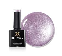 Bluesky 5D Cat Eye Gel Nail Polish Magnetic Nail Art Queen Mary SW06 Purple Glitter 10ml