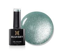 Bluesky 5D Cat Eye Gel Nail Polish Magnetic Nail Art Will Highlight SW02 Green Glitter 10ml