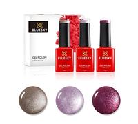 Bluesky 5D Cat Eye Gel Polish Set 1, 3 x 5ml, Purple Pink Gold