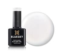 BLUESKY All in One Fast and Easy Builder Gel 15ml, Neutral Beauty - White, Nail Strengthener and Extender for Long, Strong Nails and Nail Extensions, Requires Curing Under LED UV Nail Lamp