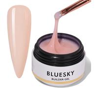 Bluesky Builder Gel For Nails, Gel Nail Polish, Nail Strengthener, Nail Extension Tips, Nude, 30ml (Requires Curing Under LED UV Lamp)