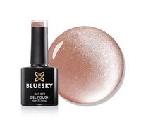 Bluesky Cat Eye Gel Nail Polish 10ml, Coral Cascade - SJC04, Pink | A warm shimmer that one pass of the magnet draws into a glowing centre stripe. Salon nail art in a single extra step.