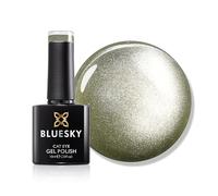 Bluesky Cat Eye Gel Nail Polish 10ml, Matcha Dream - SJC10, Green | Muted tea-leaf colour with a pale streak drawn through the middle, unusual enough that people ask where you had them done.