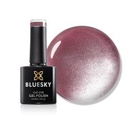 Bluesky Cat Eye Gel Nail Polish 10ml, Rosebud Charm - SJC08, Pink Magnetic Nail Polish with Cat Eye Effect for LED UV Lamp, Long-Lasting
