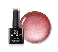 Bluesky Cat Eye Gel Nail Polish 10ml, Ruby Rose - RRC01, Pink | Hold a magnet close and the rose shimmer parts around one bright streak. Three weeks of chip-resistant wear.