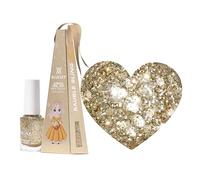 Bluesky Christmas Kids Nail Varnish Bauble - Bauble Bling, Gold. Easy Peel-off, Non-Toxic, Water- based, Odour-free Nail Polish for Kids, 5ml