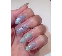 Bluesky Christmas Silver Collection Nail Gel Polish UV LED Soak Off, Choose Your Christmas Silver Nail Gel, (BEDAZZLED SNOWMAN FESTIVE GLITTER)