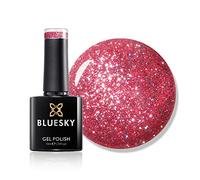 Bluesky Dazzling Platinum Gel Polish 10ml, Hollywood is Here - BDP01 | A soft champagne sparkle that flatters most skin tones. Wear it as a full set or one accent nail beside a plain shade.