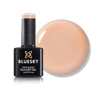 Bluesky Fast and Easy Builder Gel 15ml, Honey, Peach Nude | Golden warmth over the natural nail, or built out to 2cm on form stickers for length that files and shapes like acrylic.