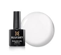 Bluesky Fast & Easy Sensitive Builder Gel 10ml, Crystal Clarity, Clear | No burning as it sets, so tender nails stay comfortable while you shape an overlay or extensions up to 2cm.