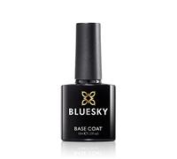 Bluesky Gel Base Coat 10ml - Nail Polish Base Coat for Gel Nails, Strong Adhesion Prevents Staining, Long Lasting Manicure Foundation, Cure Under LED UV Lamp, Professional Salon and Home Use