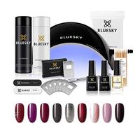 Bluesky Gel Nail Kit, 24W Lamp, 9 Polishes, Top and Base Coat | Everything for a first manicure in one box, down to the wraps and cleanser most starter sets leave you to buy.