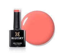 BLUESKY Gel Nail Polish 10 ml, Summer Coral - BSH019, Peach Coral Gel Nail Polish for 21 Day Manicure, Professional, Salon and Home Use, Requires Curing Under LED UV Nail Lamp