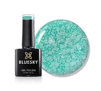 Bluesky Gel Nail Polish 10ml, Aqua - Glitter Neon 04