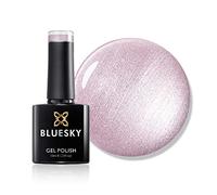 Bluesky Gel Nail Polish 10ml, Assemble - SS2109, Pink Metallic Shimmer | Fine violet-toned sparkle that shifts under light for a party-ready set. Chip-resistant gloss for 21 days.