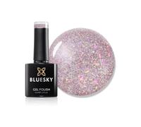Bluesky Gel Nail Polish 10ml, Believe In Magic - XMASS2204, Pink Glitter | Festive rose sparkle made for Christmas nails, dense enough to build solid or scatter over a creme base.