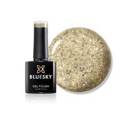 Bluesky Gel Nail Polish 10ml, Champagne Fizz - XMAS2105, Gold Gel Nail Polish for 21 Day Manicure, Professional, Salon & Home Use, Requires Curing Under LED UV Nail Lamp