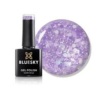 Bluesky Gel Nail Polish 10ml, Glitter Neon 13, Purple Glitter Gel Nail Polish for 21 Day Manicure, Professional, Salon& Home Use, Requires Curing Under LED UV Nail Lamp