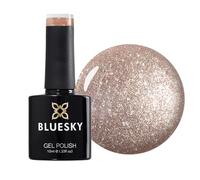 Bluesky Gel Nail Polish 10ml, Golden Star - XMS203, Gold Glitter Gel Nail Polish for 21 Day Manicure, Professional, Salon& Home Use, Requires Curing Under LED UV Nail Lamp