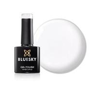 Bluesky Gel Nail Polish 10ml, Gweneira - 80516, White Gel Nail Polish for 21 Day Manicure, Requires Curing Under LED UV Nail Lamp