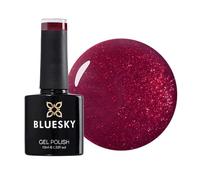Bluesky Gel Nail Polish 10ml, Heart Queen - XMS202, Red Glitter Gel Nail Polish for 21 Day Manicure, Professional, Salon & Home Use, Requires Curing Under LED UV Nail Lamp