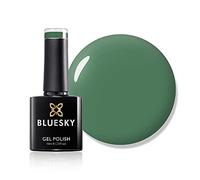 Bluesky Gel Nail Polish 10ml, Jade - A052, Emerald Green | A dark, glassy stone shade with real depth under a top coat. Smart on short tips where a brighter colour would shout.
