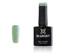 Bluesky Gel Nail Polish 10ml, Light Green Glitter - SJ01 | Fine mint-toned sparkle suspended in a clear base, so it layers over a colour or builds to a solid shimmer alone.