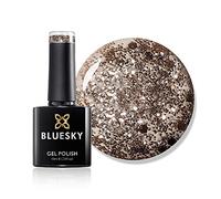 Bluesky Gel Nail Polish 10ml, Luxury Gold - BSH015, Glitter | A rich festive sparkle for Christmas manicures and nail art. Chip-free for 21 days, then it soaks off in minutes.