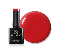 Bluesky Gel Nail Polish 10ml, My Heart Goes - SS2324, Red Coral | Sits between orange and pink so it flatters a tan, and the intense formula covers evenly in a single coat.
