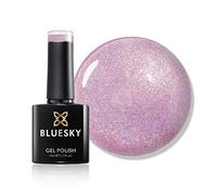 Bluesky Gel Nail Polish 10ml, Once Upon A Time - CH02, Pink Glitter | Fairytale sparkle in a soft rose base that catches the light from every angle. Chip-resistant gloss for 21 days.