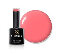 Bluesky Gel Nail Polish 10ml, Pink Neon Coral - A074 | A vivid, sun-bright shade that glows against a tan. Holds its high shine for 21 days, then soaks off in minutes.