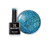 Bluesky Gel Nail Polish 10ml, Rich in Green - XMASS2203, Green Glitter Gel Nail Polish for 21 Day Manicure, Professional, Salon& Home Use, Requires Curing Under LED UV Nail Lamp