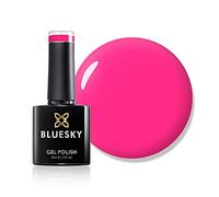 Bluesky Gel Nail Polish 10ml, Shocking Pink - N12, Neon | An electric fuchsia that glows against a tan and stands out in any crowd. Salon gloss and chip free wear for 21 days.